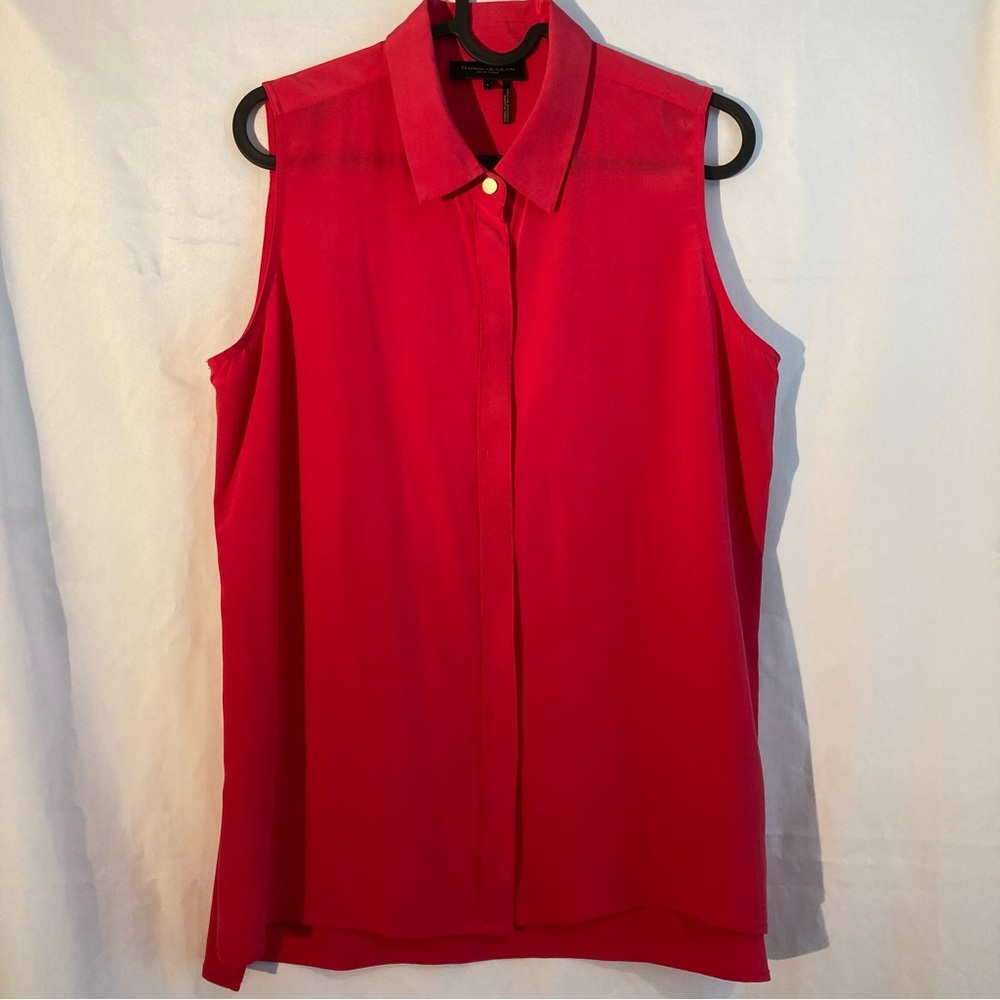 Donna Karan 100% Silk top